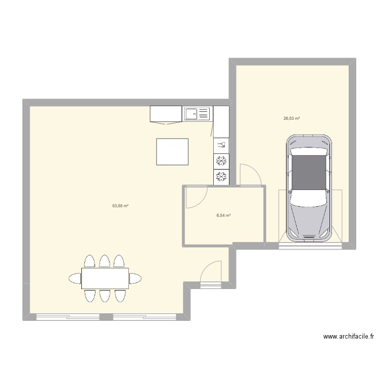 essai3pav. Plan de 3 pièces et 87 m2