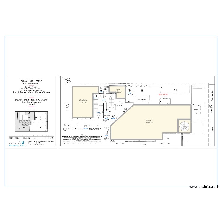 20250223_Episod_72 Lecourbe RDC. Plan de 4 pièces et 129 m2