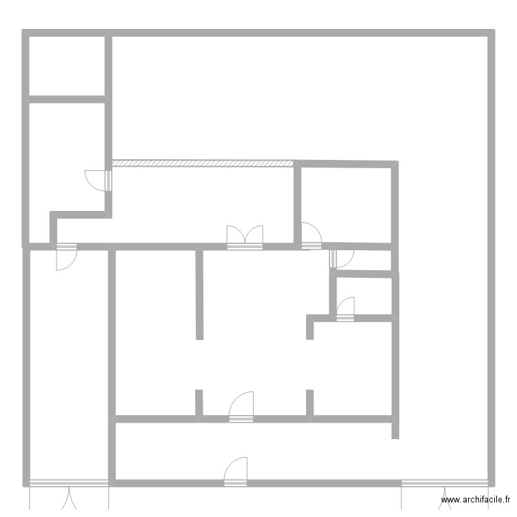 plumes du monde 17.11. Plan de 4 pièces et 47 m2