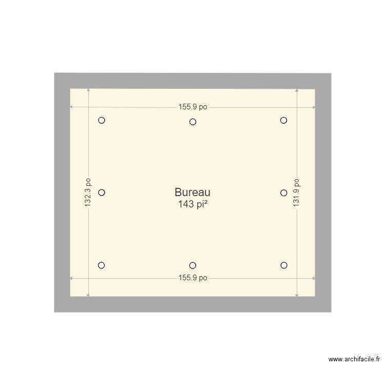 soussol. Plan de 1 pièce et 14 m2