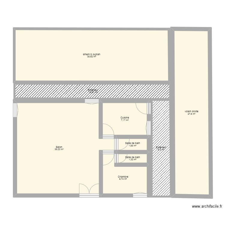 zarzis 2024. Plan de 9 pièces et 140 m2