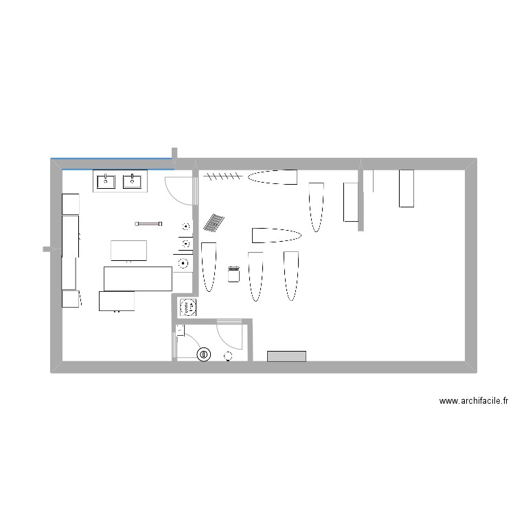 Salle B01. Plan de 0 pièce et 0 m2