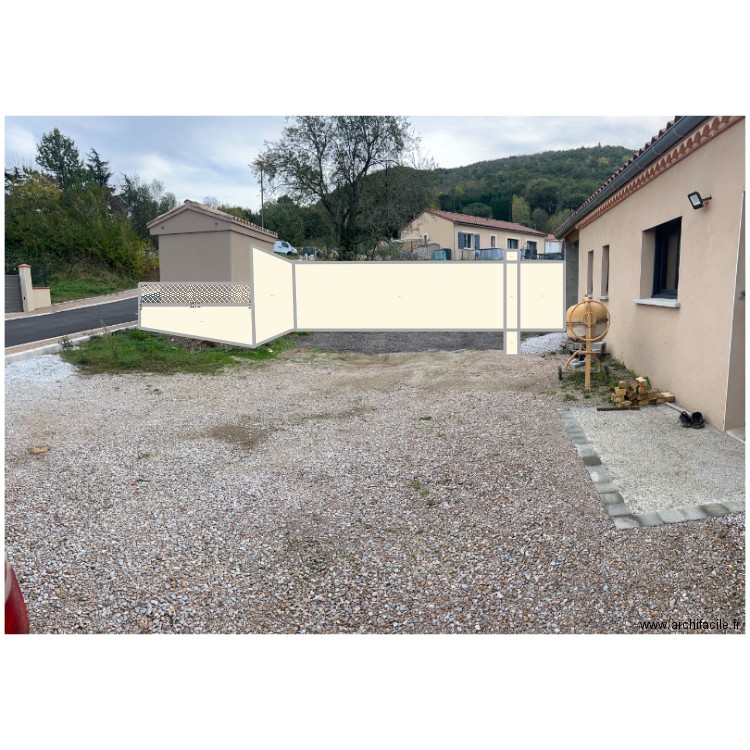 carport ceza. Plan de 9 pièces et 1278 m2