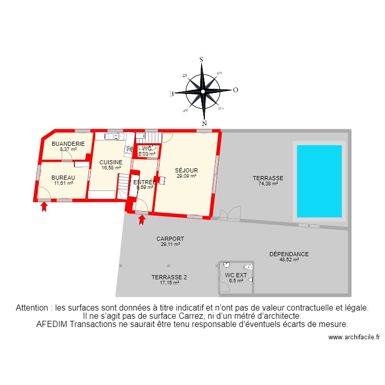 BI 18338 - . Plan de 28 pièces et 473 m2