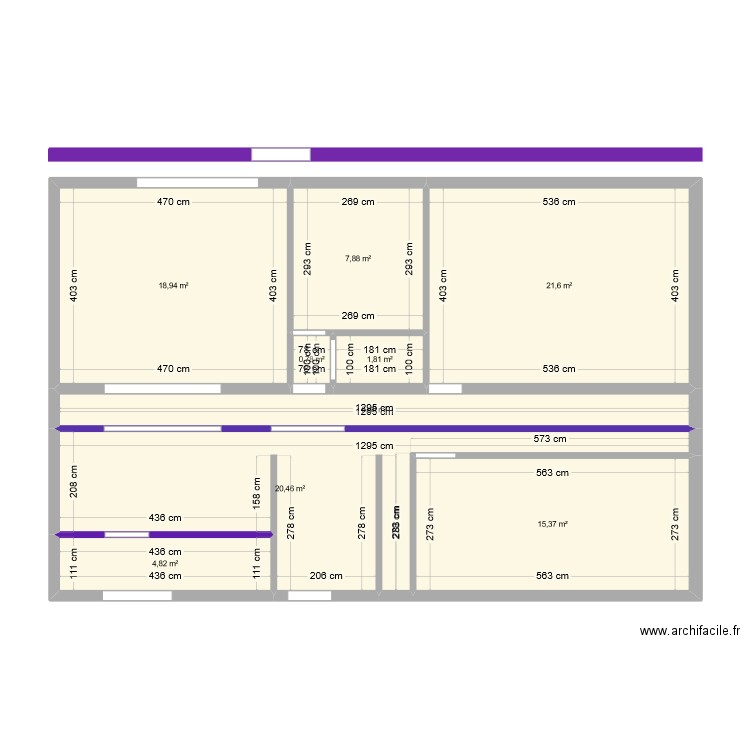 meyzieu2. Plan de 9 pièces et 100 m2