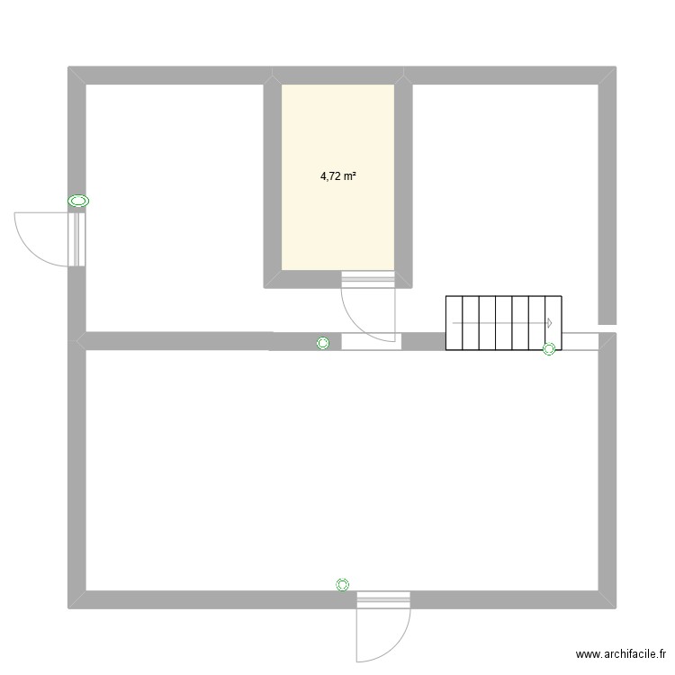 Maison Jupille. Plan de 1 pièce et 5 m2