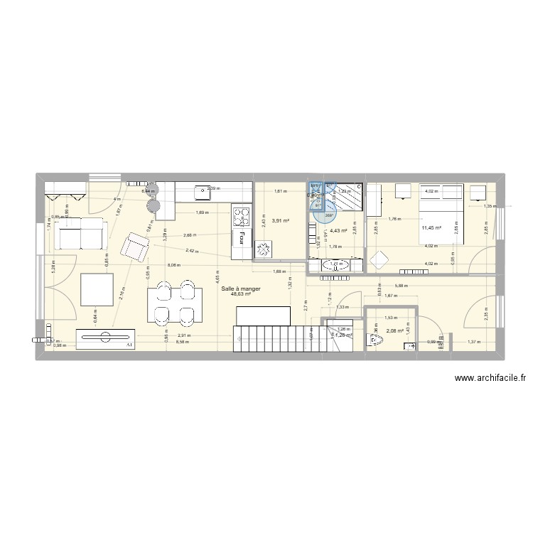 Vincent Meine 7. Plan de 7 pièces et 72 m2