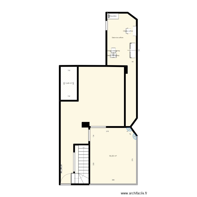 VINCIANE . Plan de 4 pièces et 62 m2