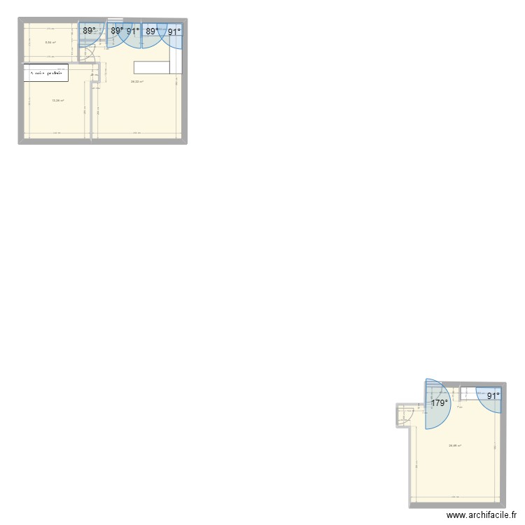 julie3. Plan de 5 pièces et 73 m2