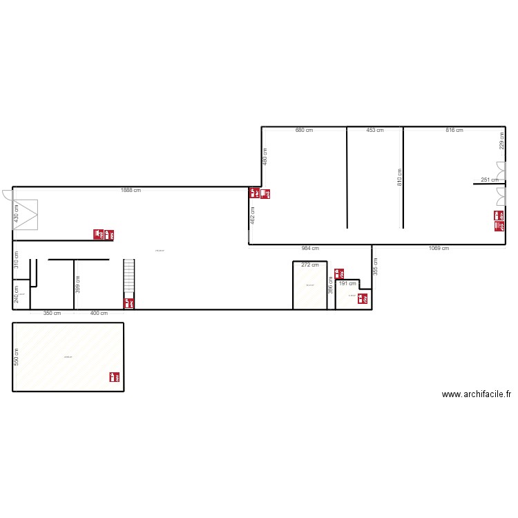 wassil. Plan de 5 pièces et 285 m2