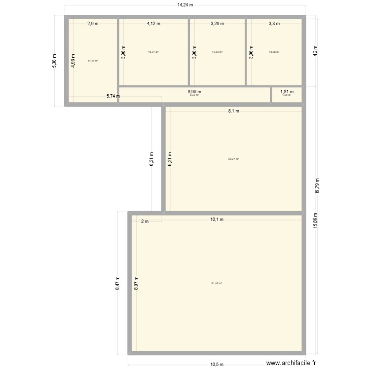 PLAN MAISON. Plan de 8 pièces et 199 m2