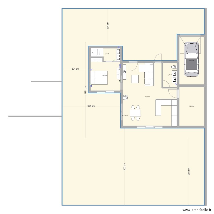 TREV2. Plan de 7 pièces et 365 m2