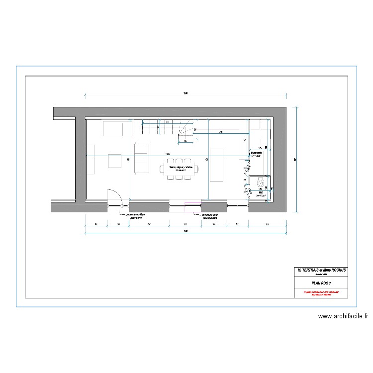 rdc. Plan de 0 pièce et 0 m2