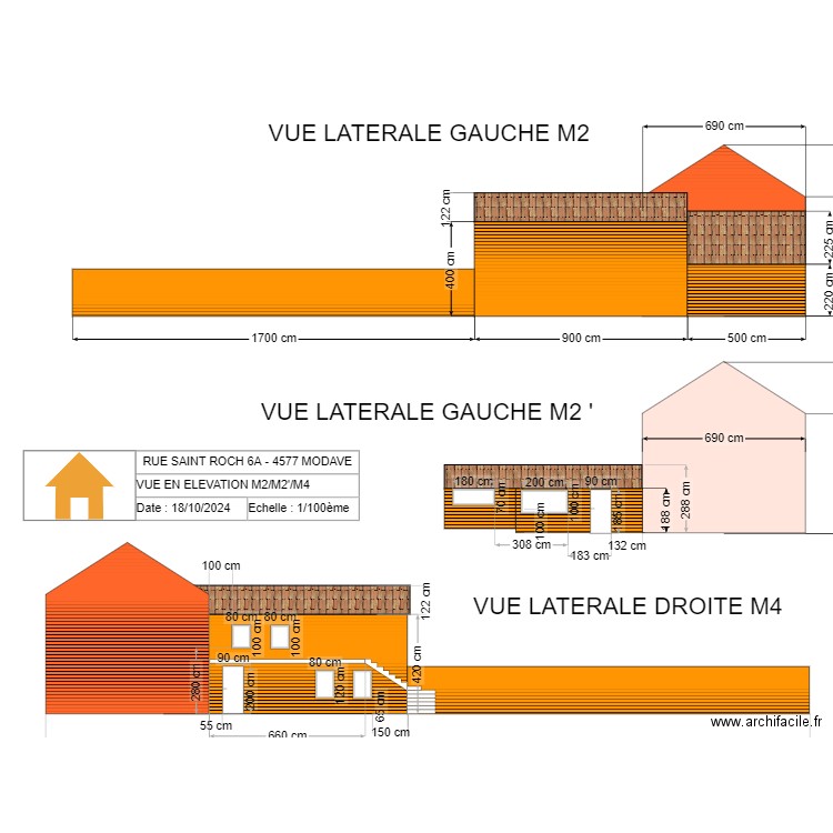 V.RADOUX - VUE EN ELEVATION M2/M4 - VER 2.21 - Lio. Plan de 0 pièce et 0 m2