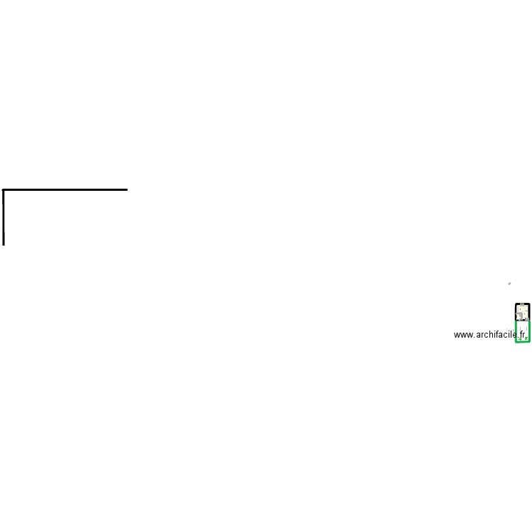 Dubohom. Plan de 1 pièce et 32 m2