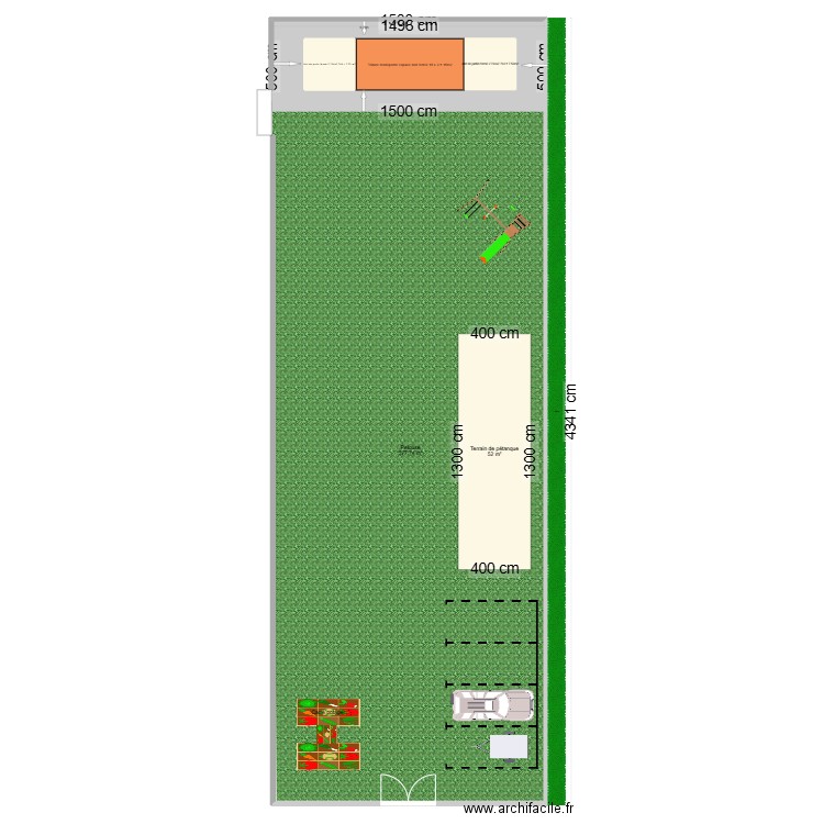 PELLIEUX VALERIE. Plan de 2 pièces et 15 m2