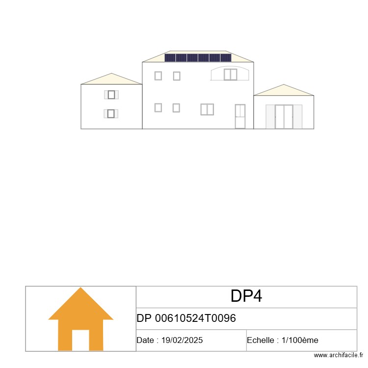 DP4 FOULQUIER . Plan de 0 pièce et 0 m2