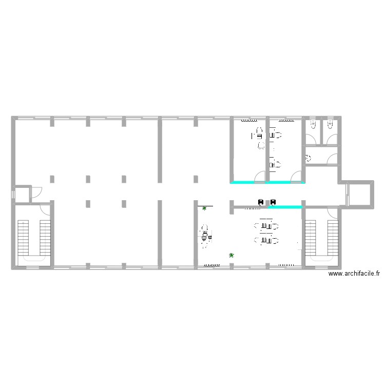 Loxam 2. Plan de 10 pièces et 270 m2