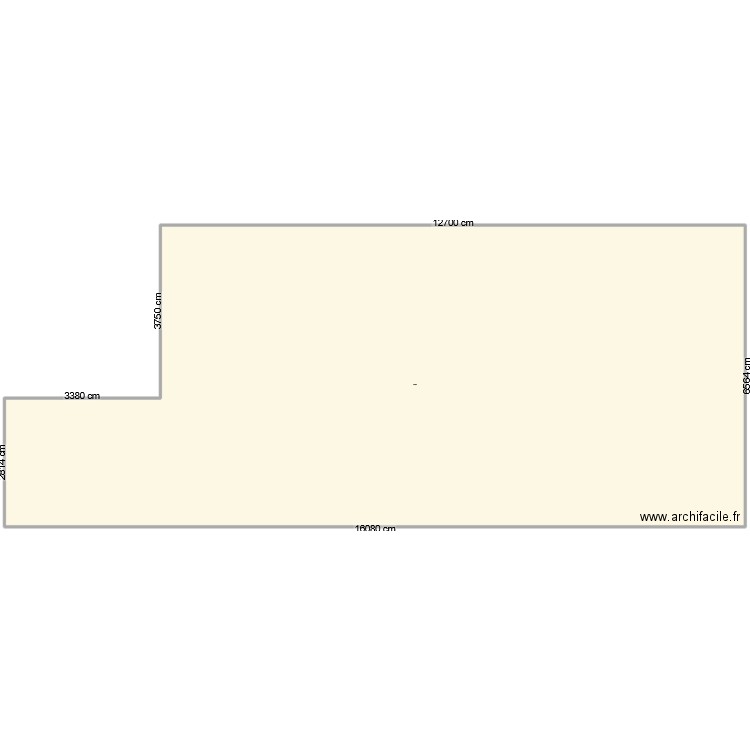 DP2. Plan de 1 pièce et 585 m2