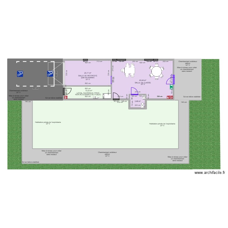 E3C CHOISY EN BRIE APRES TRAVAUX. Plan de 7 pièces et 197 m2