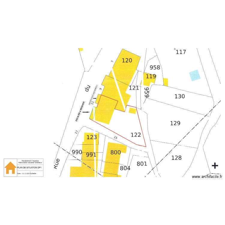 DP1. Plan de 0 pièce et 0 m2