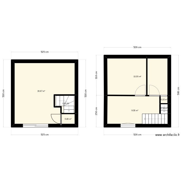 FLOREN. Plan de 7 pièces et 46 m2