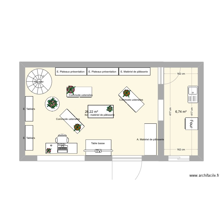 Activité 2. Plan de 2 pièces et 33 m2