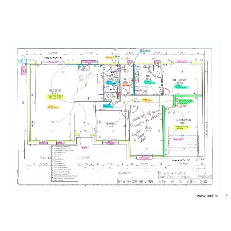 PLACIDE JP et régine ELEC+HYDRAULIQUE. Plan de 0 pièce et 0 m2