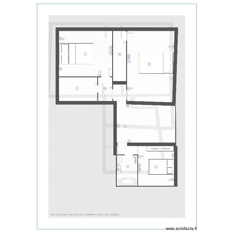 fourque etage. Plan de 0 pièce et 0 m2