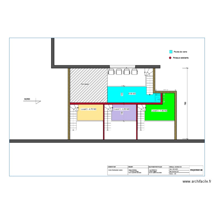 Ste Maxime mezzanine. Plan de 0 pièce et 0 m2