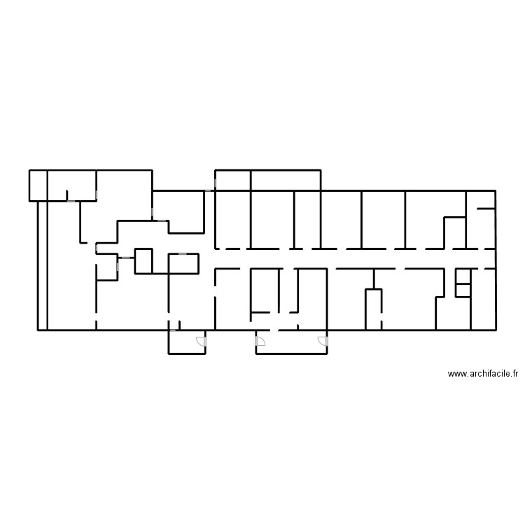 Plan Atout délice. Plan de 11 pièces et 11 m2