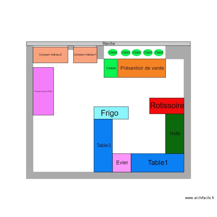 Le Poulet Fou-1. Plan de 0 pièce et 0 m2