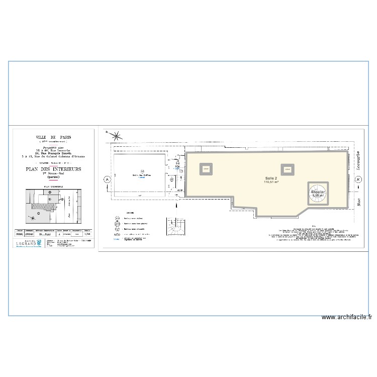 20250223_Episod_72 Lecourbe Ssol. Plan de 4 pièces et 128 m2