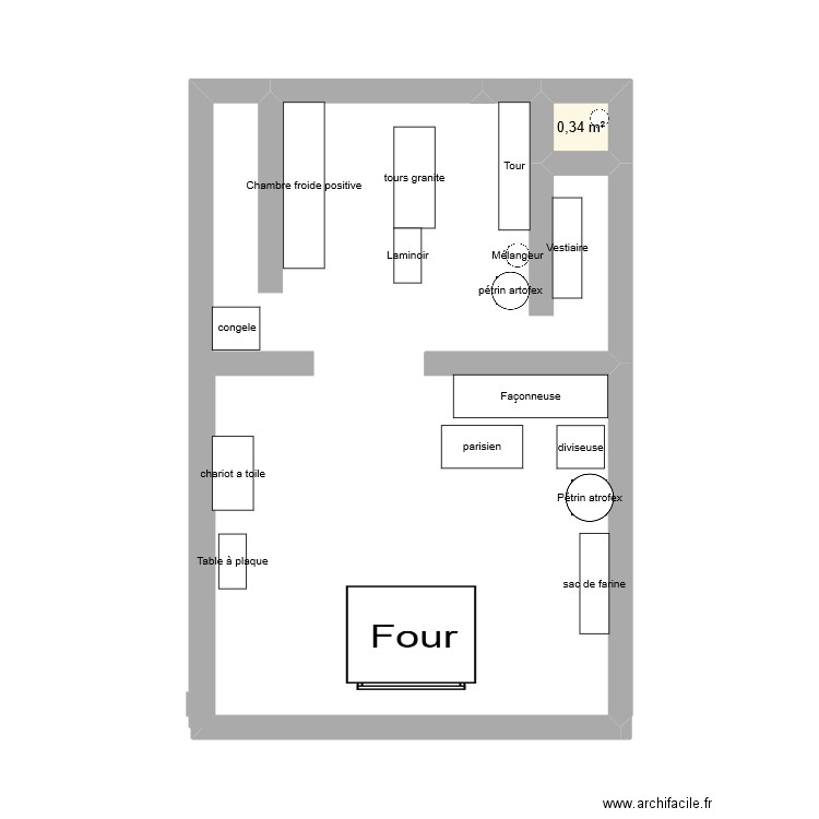 Loan Garcia. Plan de 1 pièce et 0 m2