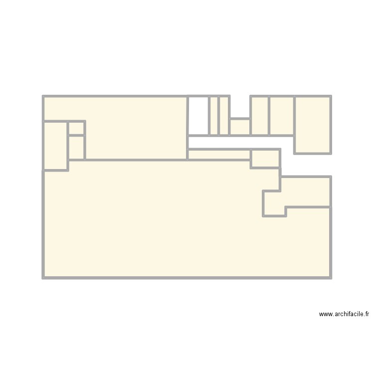 Plan RIL2. Plan de 14 pièces et 25 m2