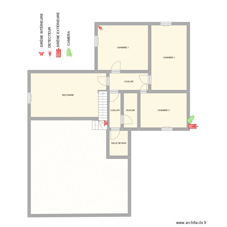 ETAGEA. Plan de 9 pièces et 158 m2