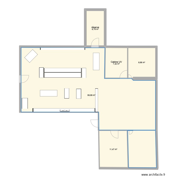 Dossier de vente. Plan de 5 pièces et 134 m2