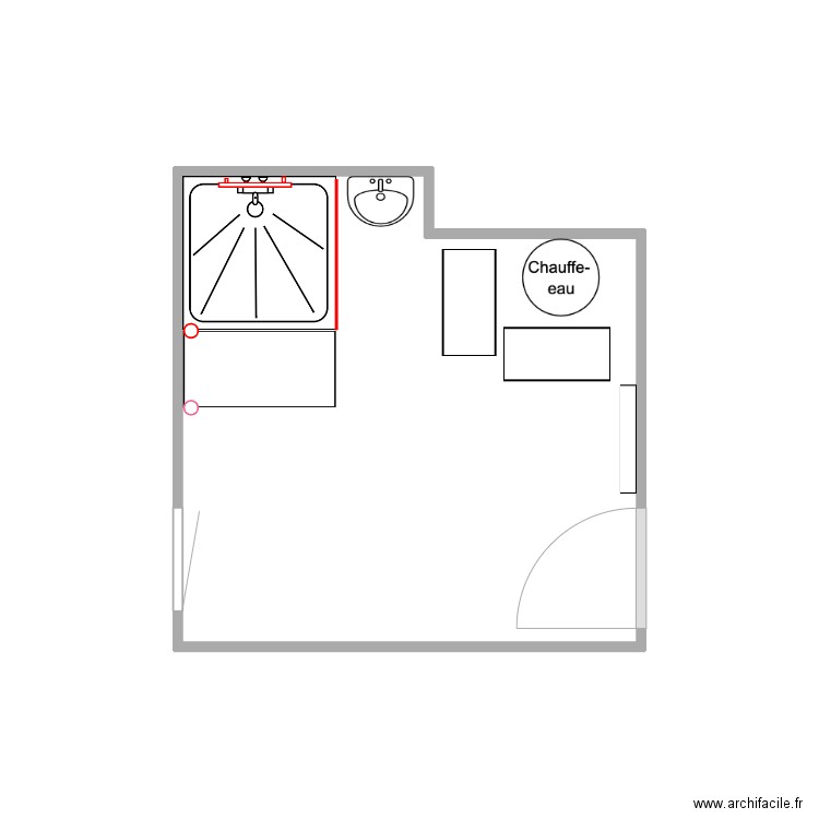 VAD 18-02. Plan de 1 pièce et 7 m2