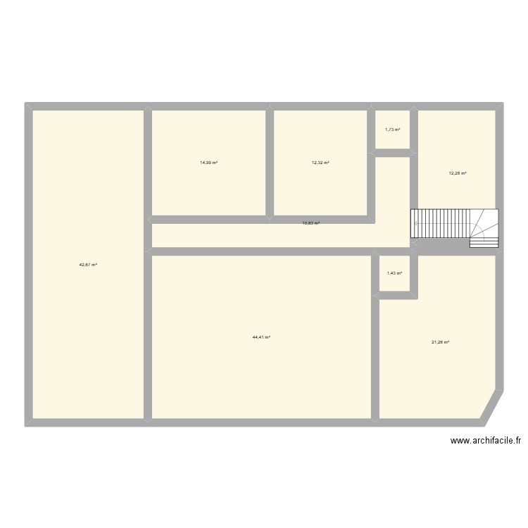 MAISON + COURRANT. Plan de 9 pièces et 162 m2