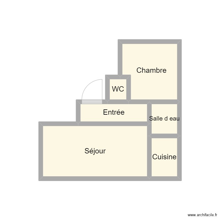 2409 MUNOZ. Plan de 6 pièces et 7 m2