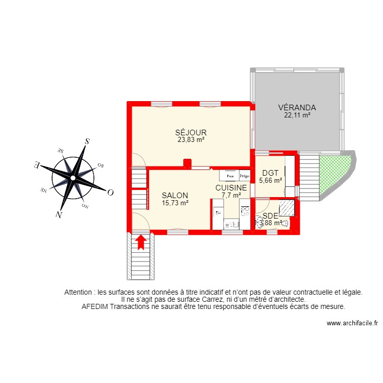 BI 21545 - . Plan de 22 pièces et 254 m2