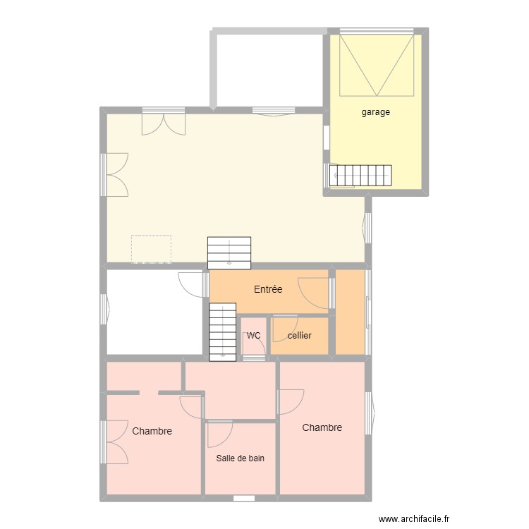 50269-2. Plan de 10 pièces et 100 m2