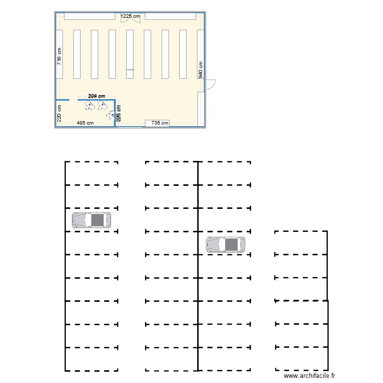 SITE RS. Plan de 1 pièce et 115 m2