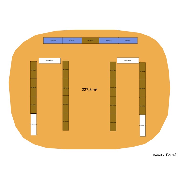 CHAPITEAU MOYEN SOIR. Plan de 0 pièce et 0 m2