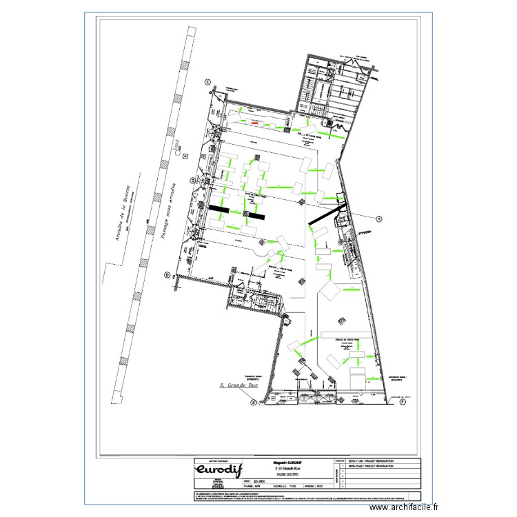 DIEPPE RDC. Plan de 0 pièce et 0 m2