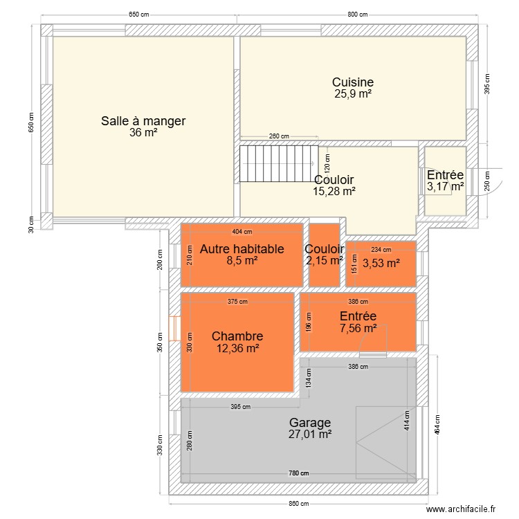 Maison STM V3. Plan de 10 pièces et 141 m2