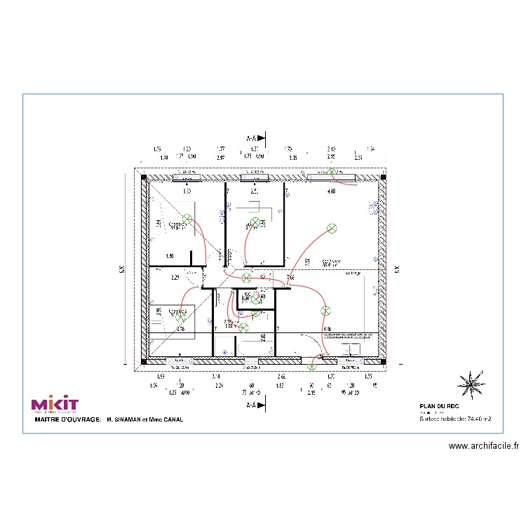 SINAMAN ELEC. Plan de 0 pièce et 0 m2