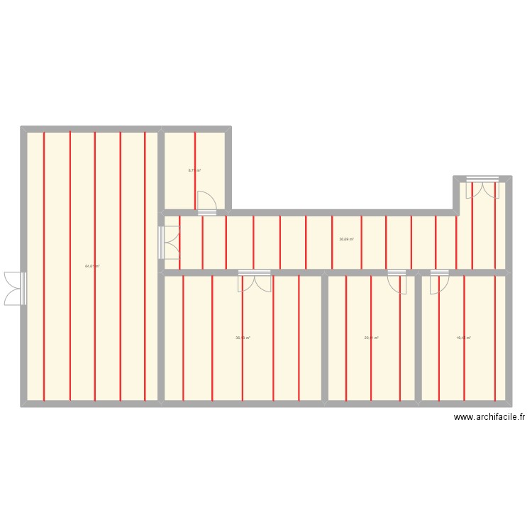 Nouveau plan arnage  . Plan de 6 pièces et 186 m2