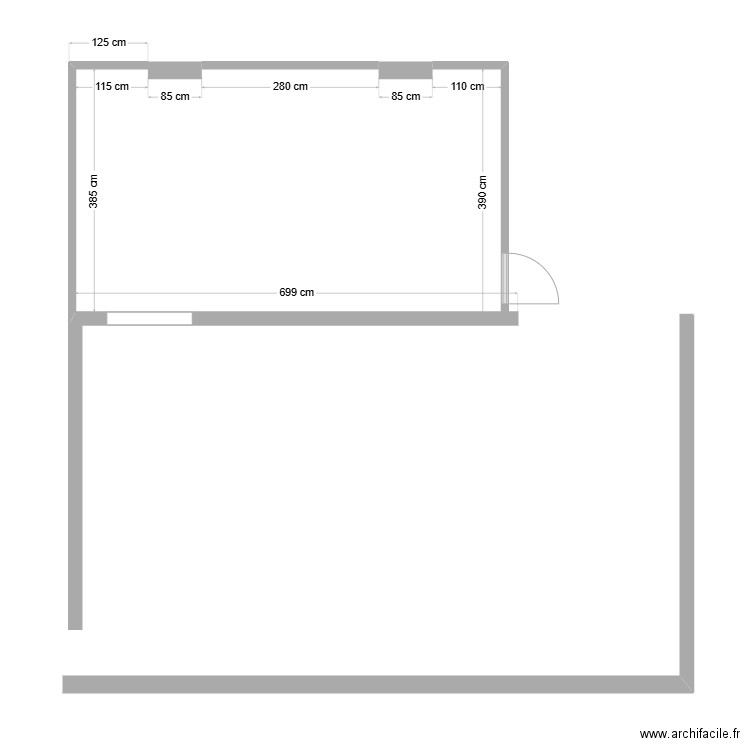 Poste. Plan de 0 pièce et 0 m2