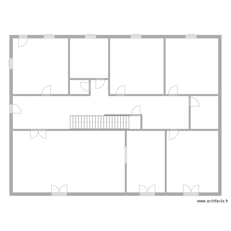 cottin rdc. Plan de 10 pièces et 249 m2